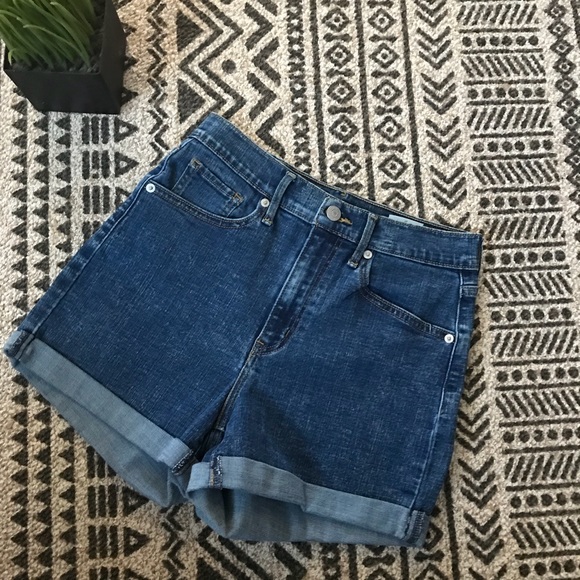 Levis Mile High Jean Shorts Size 27 - Picture 2 of 4